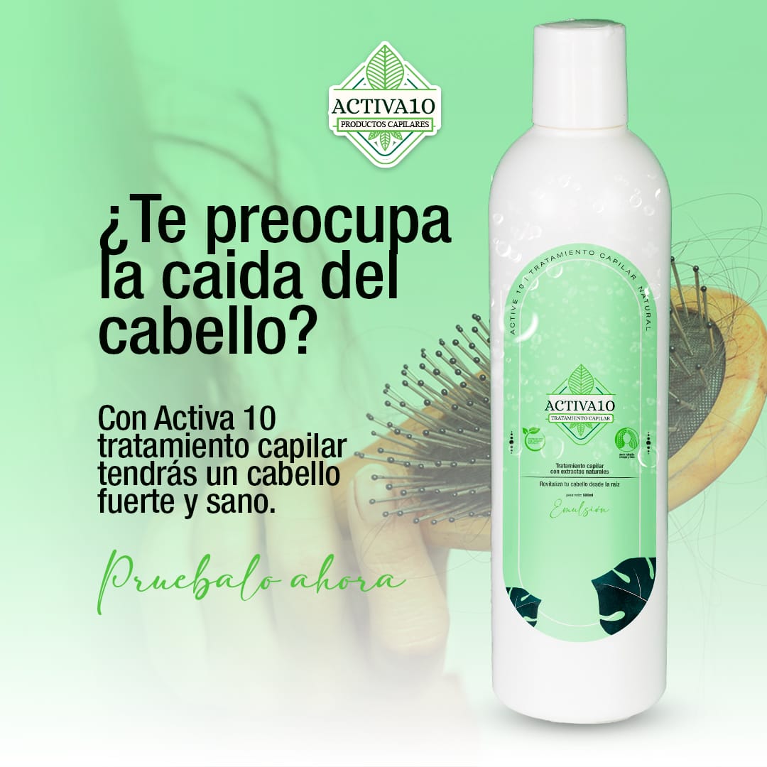 El Tratamiento Capilar Activa10 está formulado con una cuidadosa selección de ingredientes naturales que trabajan en sinergia para revitalizar y fortalecer tu cabello. A continuación, exploramos los beneficios de cada uno de estos poderosos componentes