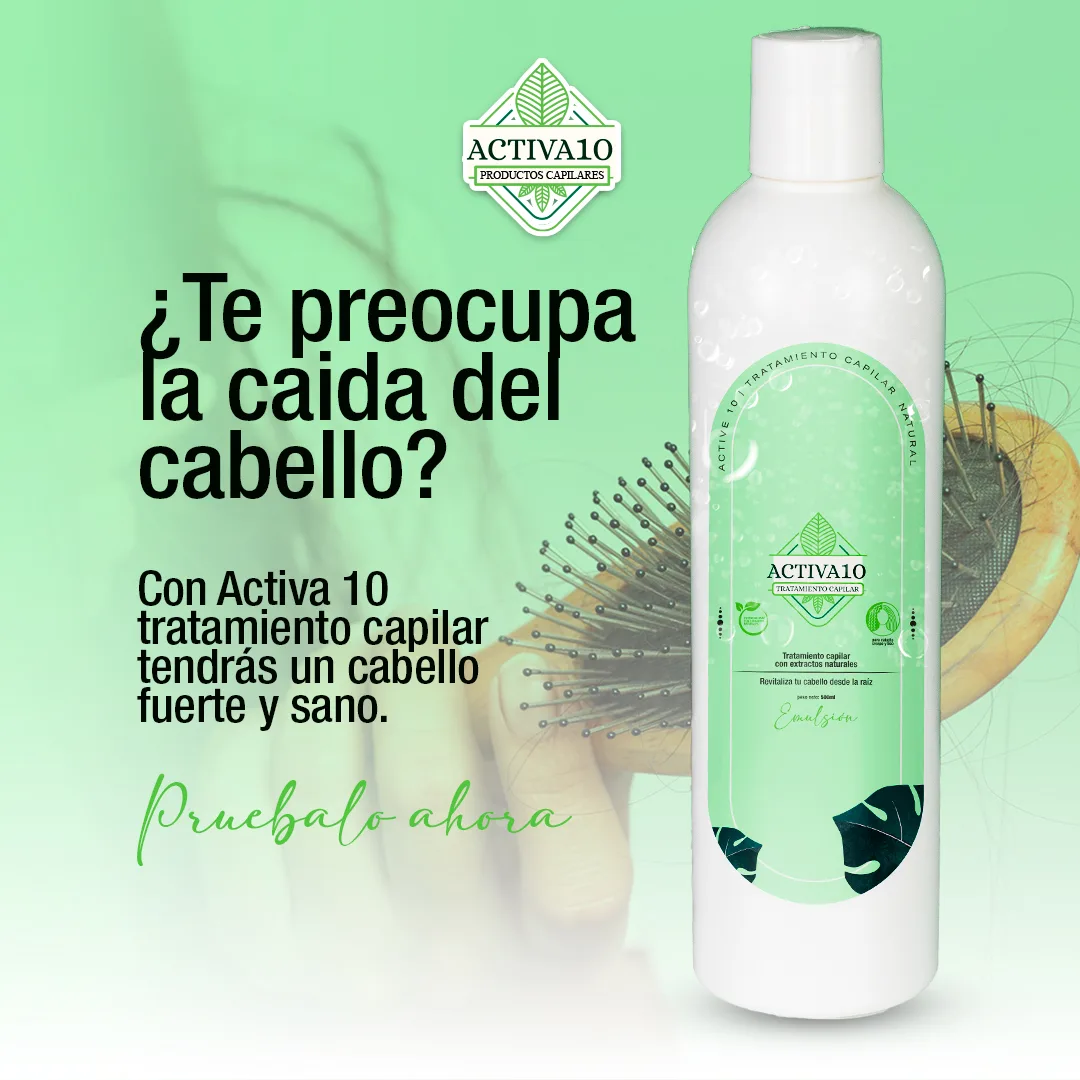 El Tratamiento Capilar Activa10 está formulado con una cuidadosa selección de ingredientes naturales que trabajan en sinergia para revitalizar y fortalecer tu cabello. A continuación, exploramos los beneficios de cada uno de estos poderosos componentes